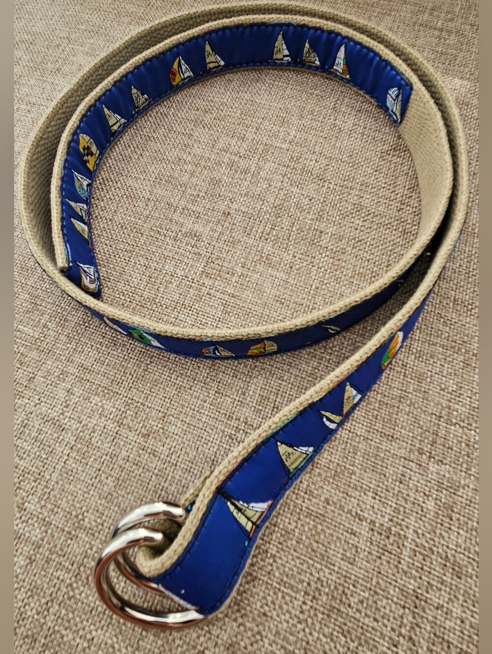 The Belted Cow Rounding the Mark D-Ring Sailboat Belt Size L